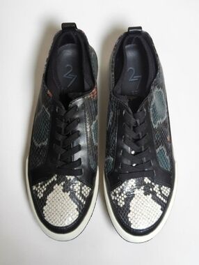 27 Edit Naturalizer Valarie Leather Snake Print Sneaker Shoes Women's Size 6.5M
